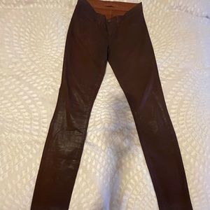 J. Brand - Brown Coated Jeans